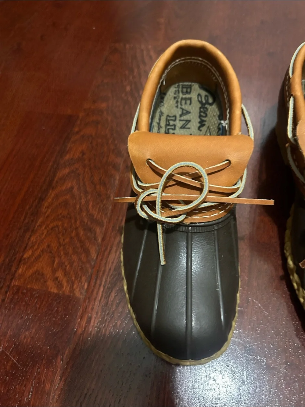 L.L. Bean Brown and Tan Classic Duck Shoes
